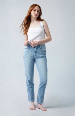 Dámské Kalhoty PacSun Light Blue Mom Indigo | 28WHSNUPT