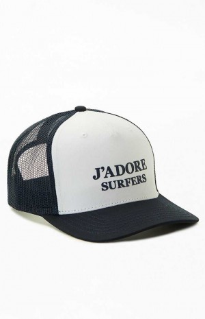 Dámské Klobouk PacSun J'Adore Surfers Trucker Bílé Blankyt | 90CNMXQEP