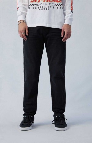 Pánské Džíny PacSun Pohodlí Stretch Black Atletické Slim Černé | 60CLTSQDG