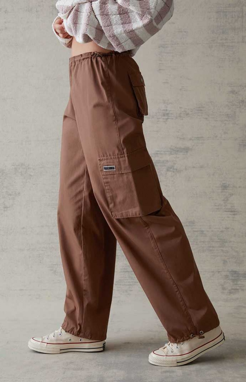 Dámské Kalhoty PacSun Baggy Cargo Pull-On HAZELNUT | 31QCMZAOI