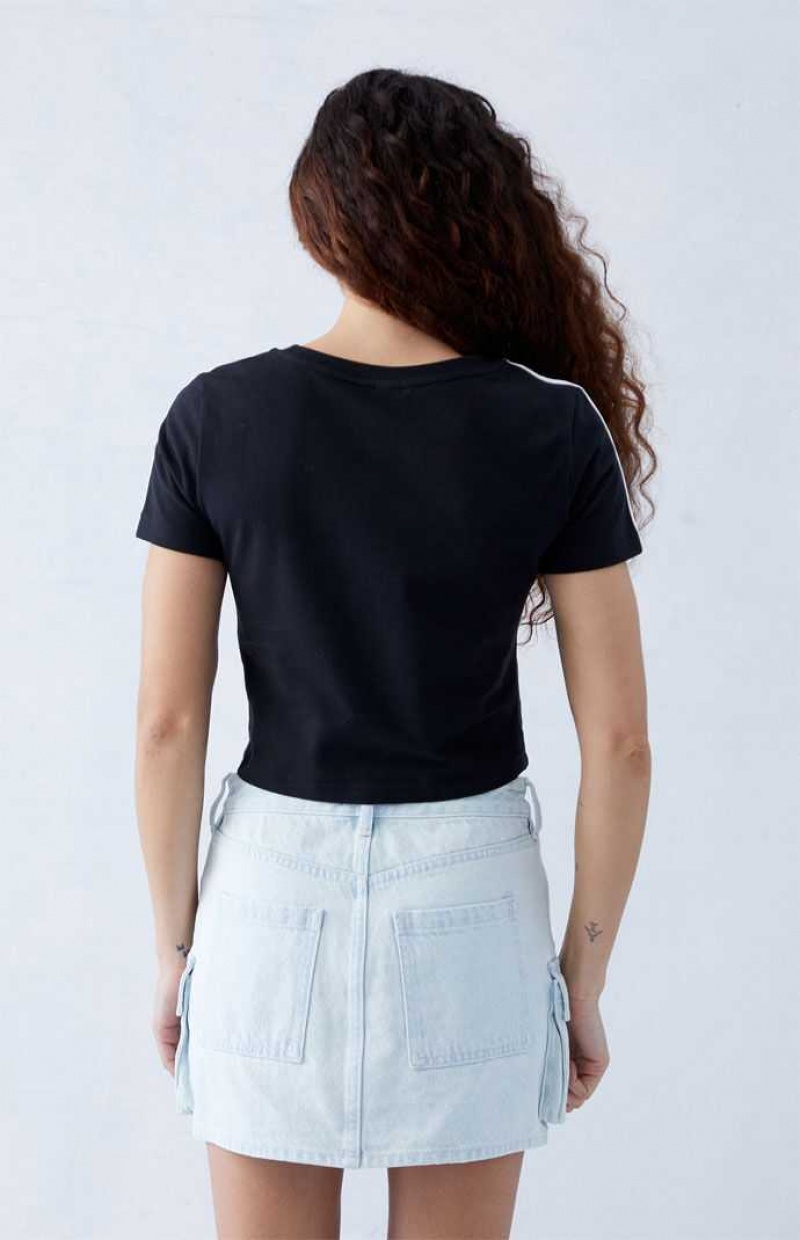 Dámské Kalhoty PacSun Eco Light Indigo Mid Rise Denim Cargo Mini Skirt Světle Indigo | 01HGEKSTP