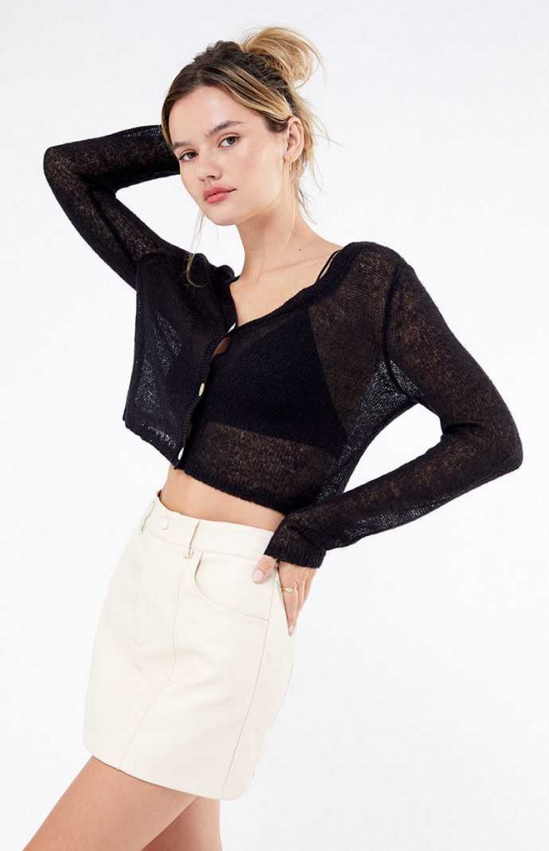 Dámské Kalhoty PacSun Kendall & Kylie Faux Læder Paneled Skort Krém | 10LQDKVYP