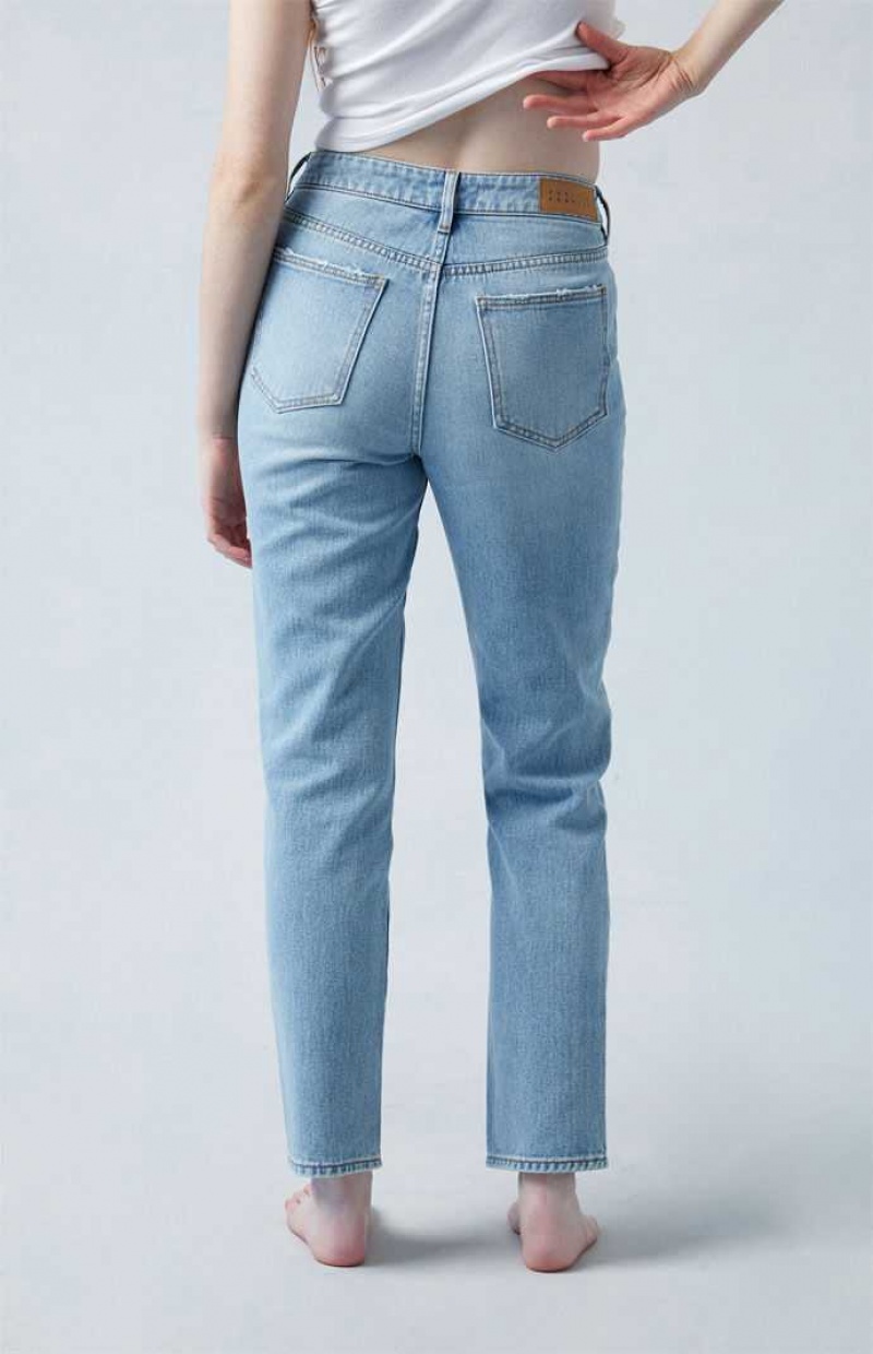 Dámské Kalhoty PacSun Light Blue Mom Indigo | 28WHSNUPT