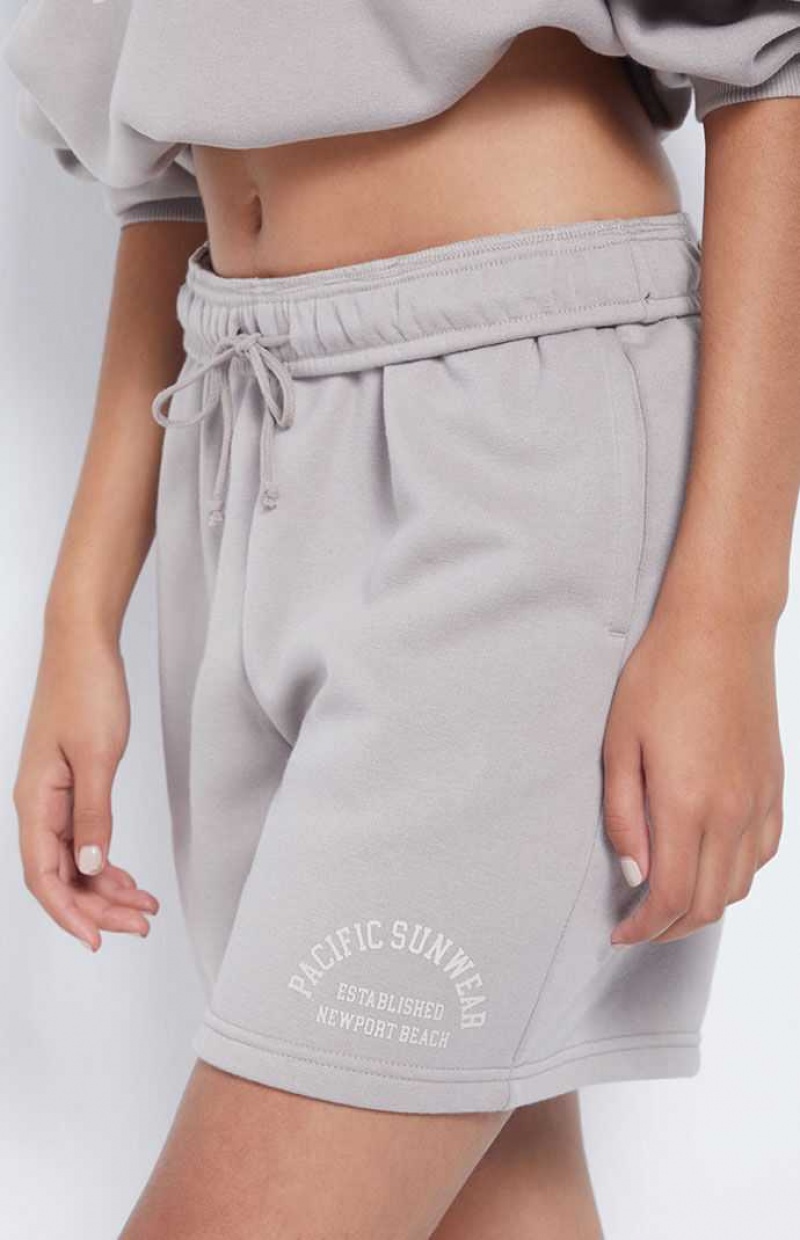 Dámské Kalhoty PacSun Newport Beach Boyfriend Sweat Šedé | 51LDSVYKB