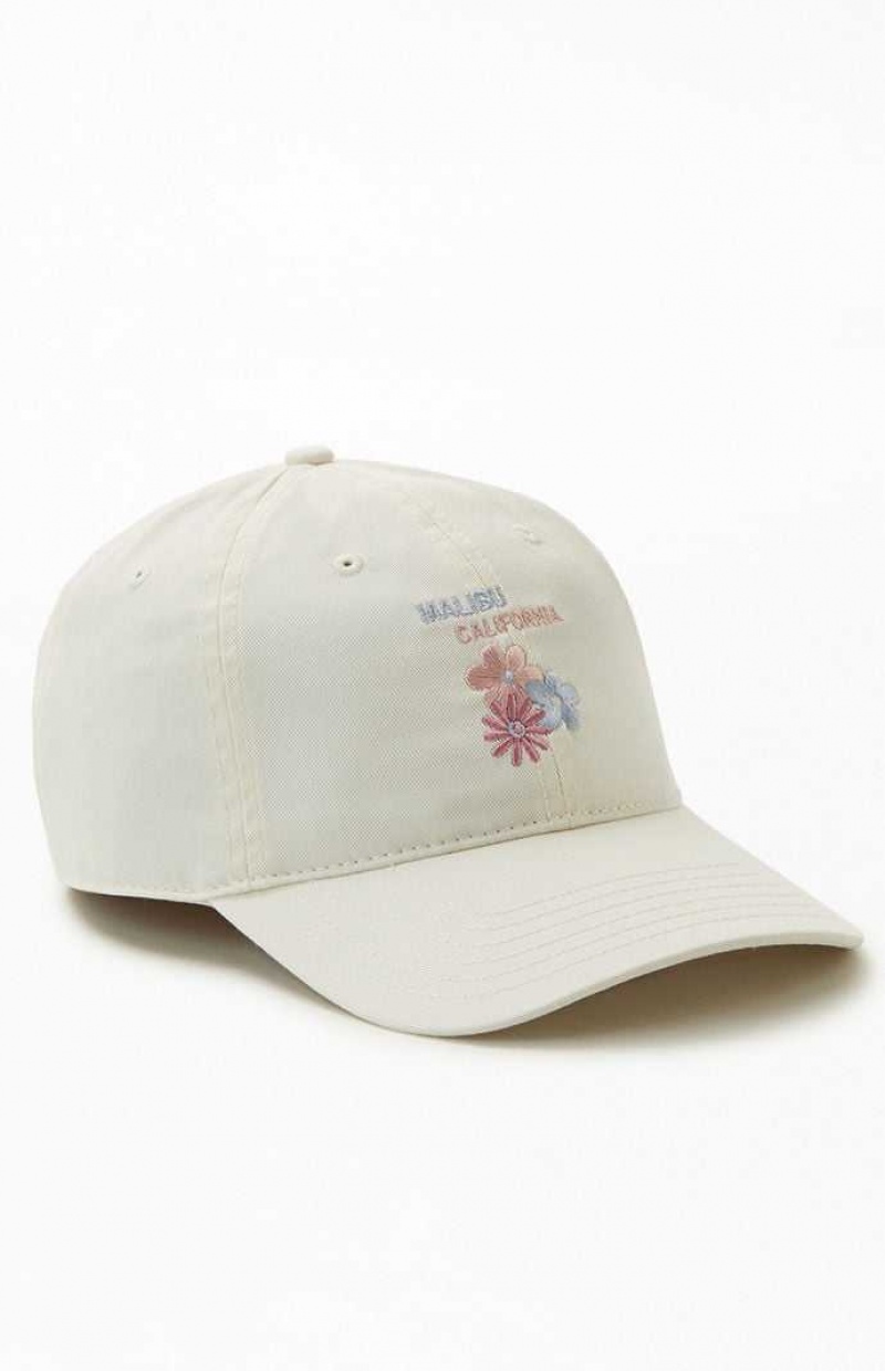 Dámské Klobouk PacSun Malibu Strapback Krém | 83VUPMTEG