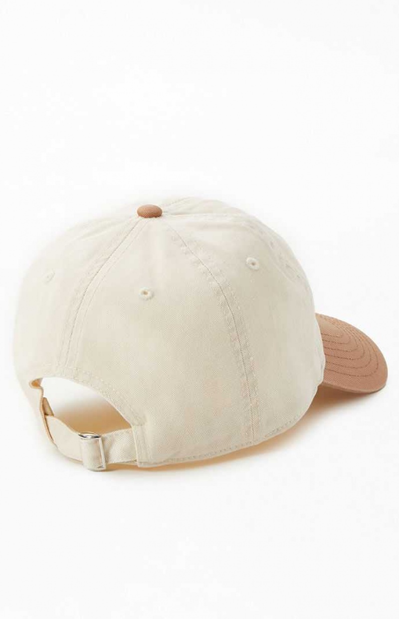 Dámské Klobouk PacSun Two Tone Pacific Sunwear Dad Béžový | 58JPDQLRX