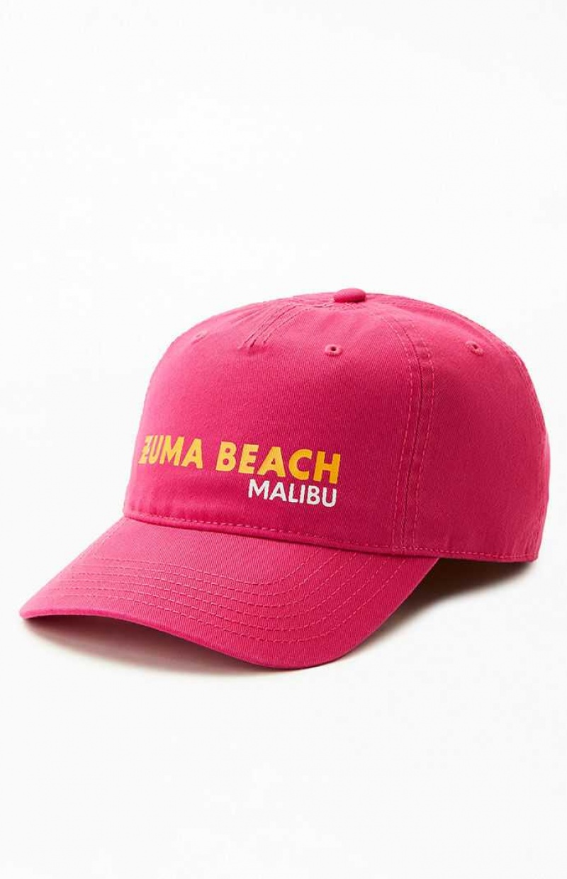 Dámské Klobouk PacSun Zuma Beach Strapback FUSHIA | 74DFCEVXN