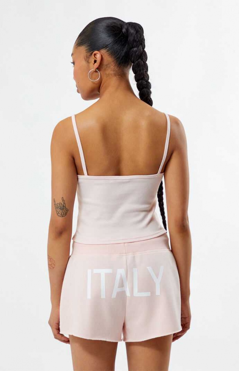 Dámské Topy PacSun Italy Easy Světle Růžové | 36LKQYZAW