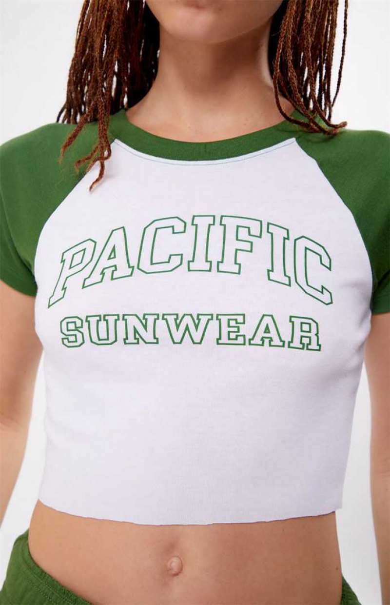 Dámské Topy PacSun Pacific Sunwear Outline Raglan Viacfarebný | 25ZOWJSNL