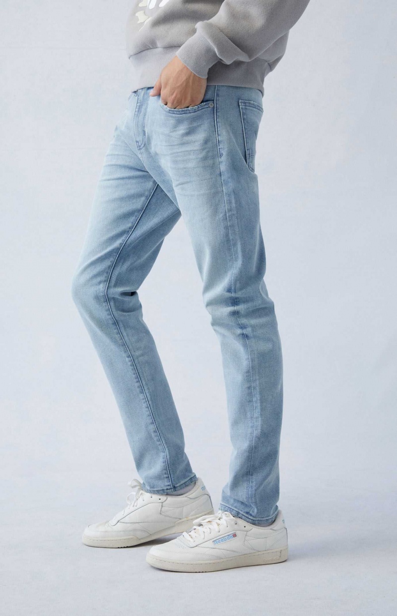 Pánské Džíny PacSun Eco Pohodlí Stretch Light Indigo Slim Světle Indigo | 25MUKYORS