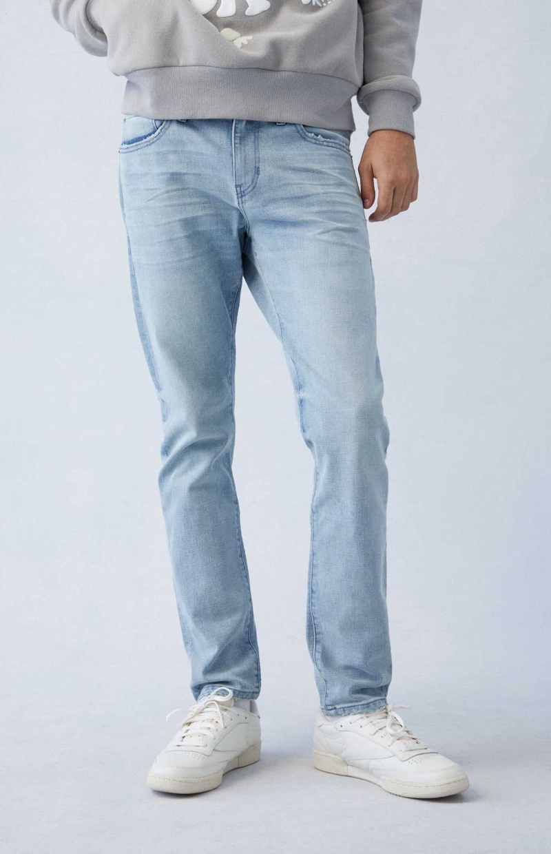 Pánské Džíny PacSun Eco Pohodlí Stretch Light Indigo Slim Světle Indigo | 25MUKYORS