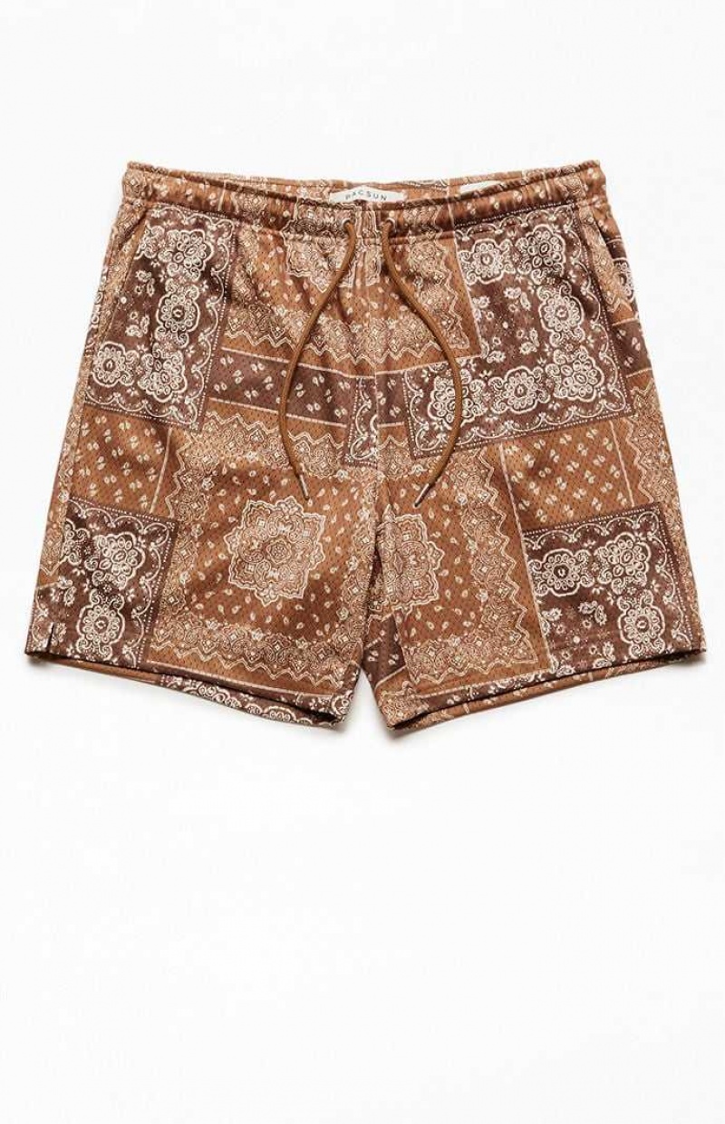 Pánské Kraťasy PacSun Paisley Mesh | 67SUFLANH