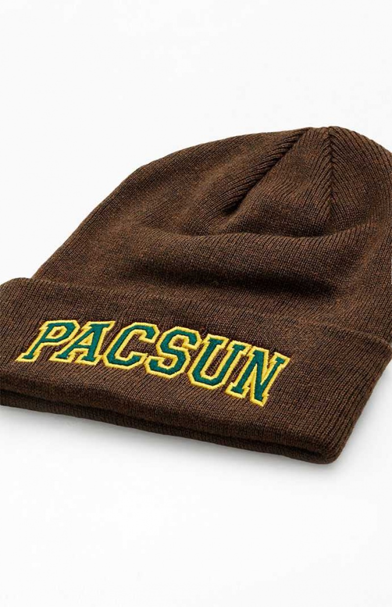 Pánské Čepice PacSun Arch Logo Šedé | 96RNPVSGI