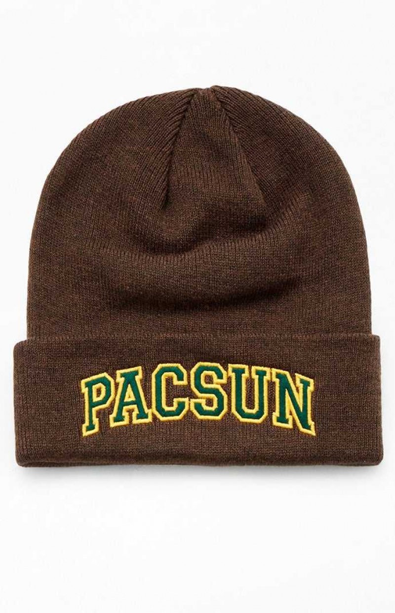 Pánské Čepice PacSun Arch Logo Šedé | 96RNPVSGI